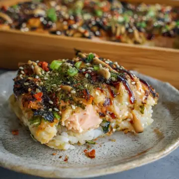 Spicy Salmon Sushi Bake