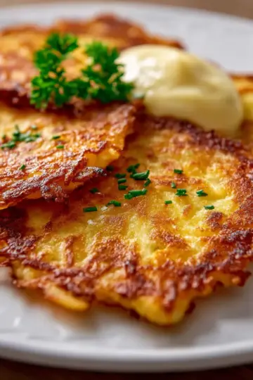Kartoffelpuffer (German Potato Pancakes)