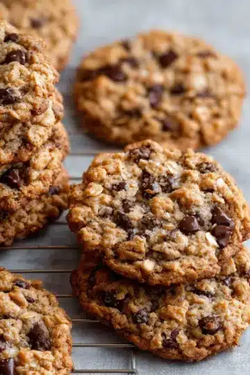 Chewy Oatmeal Chocolate Chip Cookies