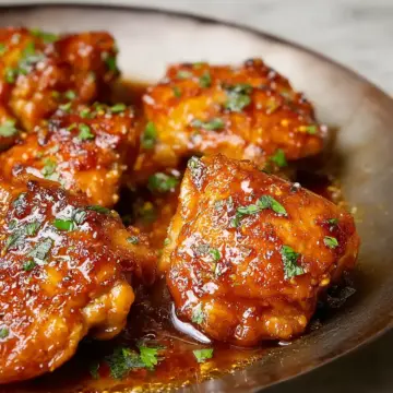 Honey Garlic Chicken Thighs