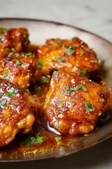 Honey Garlic Chicken Thighs
