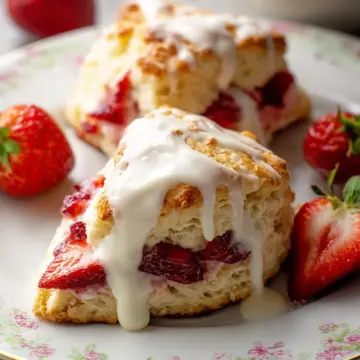 Strawberries and Cream Scones