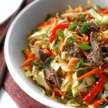 Beef and Cabbage Stir Fry