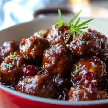 Cranberry Meatballs