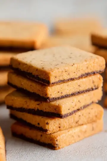 Buttery Espresso Shortbread cookies