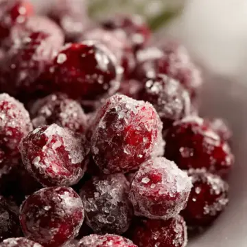 Viral Candied Cranberries – Sweet, Tart, and Perfectly Sparkly
