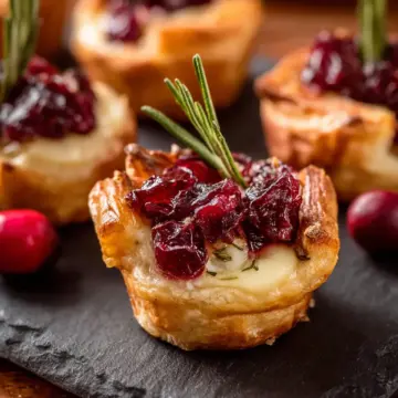 Cranberry Brie Bites