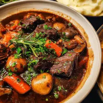 Beef Bourguignon (French Red-Wine Beef Stew)