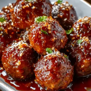 Sweet Chili Cocktail Meatballs