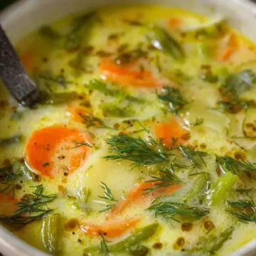 Dill Pickle Soup (Polish Zuppa Ogórkowa)