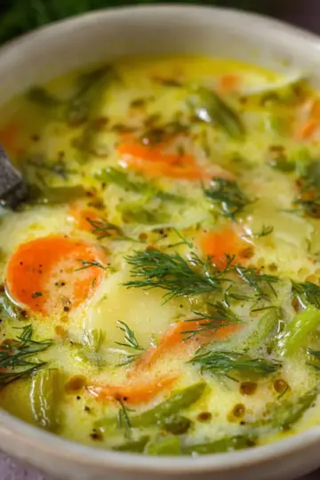 Dill Pickle Soup (Polish Zuppa Ogórkowa)