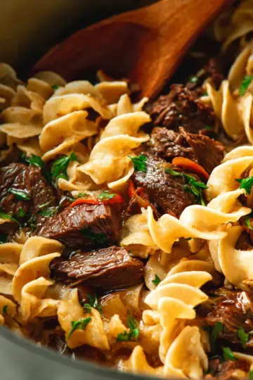 Grandma’s Beef and Noodles