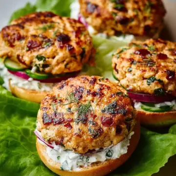 Greek Chicken Burgers