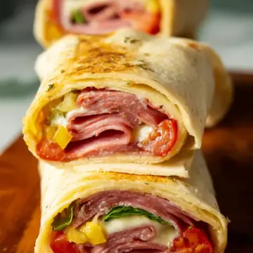 Easy Air Fryer Hot Italian Wraps + Video