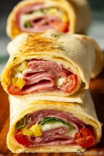 Easy Air Fryer Hot Italian Wraps + Video