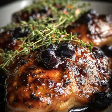 ThwBlueberry Thyme Chicken: A Deliciously Unique Dish
