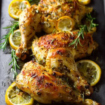 Roast Chicken with Lemon and Rosemary