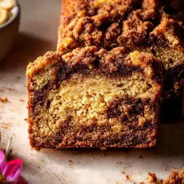 Cinnamon Crunch Swirled Banana Bread.