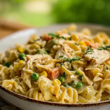 Chicken Pot Pie Pasta Recipe