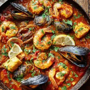 Mediterranean Seafood Stew - Zarzuela de Pescado