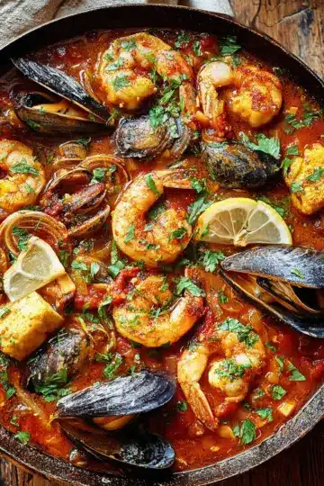 Mediterranean Seafood Stew - Zarzuela de Pescado