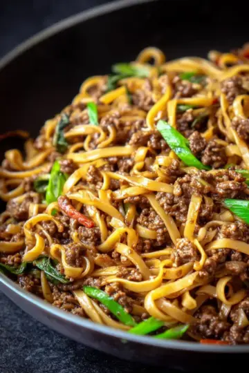 Mongolian Ground Beef Noodles – Easy Griddle or Skillet Recipe