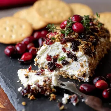 Cranberry Goat Cheese Log