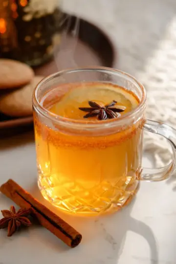 Vanilla-Orange Cinnamon Glow Tea (3 Ingredients)