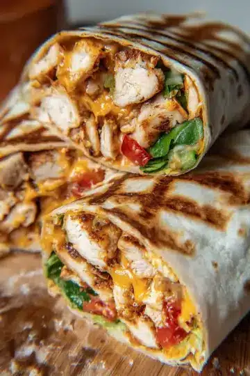 Chipotle Ranch Grilled Chicken Burrito