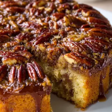 Pecan Upside-Down Cake