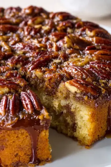 Pecan Upside-Down Cake