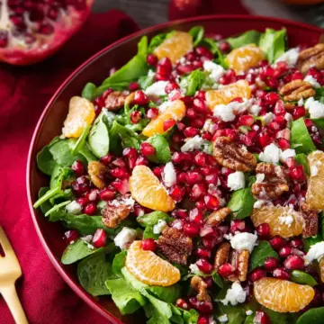 Best Christmas Salad with Pomegranate