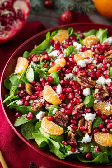 Best Christmas Salad with Pomegranate