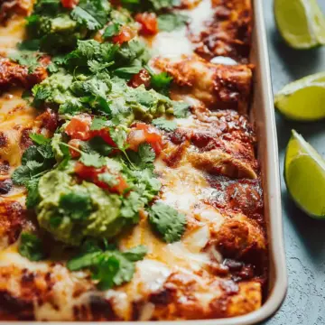 Bean and Cheese Enchiladas