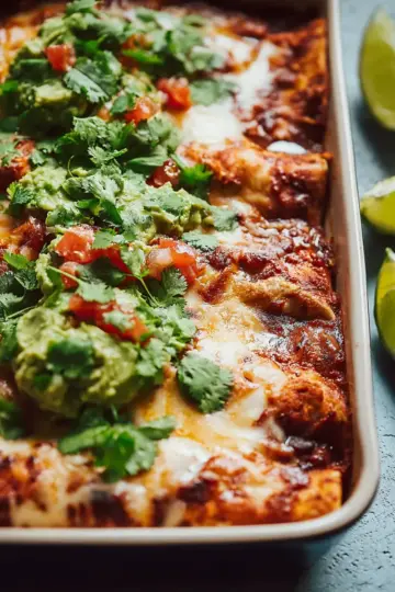 Bean and Cheese Enchiladas