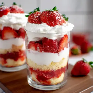 Strawberry Shortcake Trifles