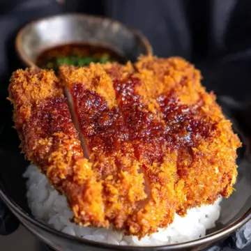 Authentic Tonkatsu (Japanese Pork Cutlet) with Homemade Sauce