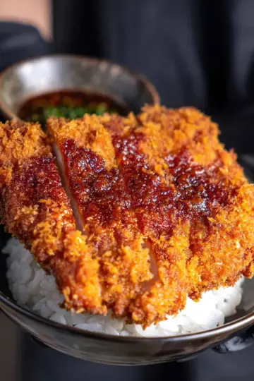 Authentic Tonkatsu (Japanese Pork Cutlet) with Homemade Sauce