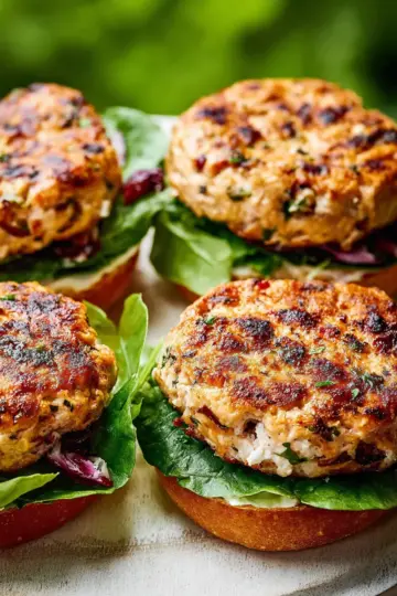 Greek Chicken Burgers