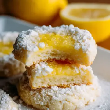 Lemon Bar Butter Cookies