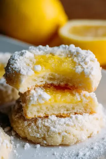Lemon Bar Butter Cookies
