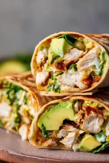 Chicken Avocado Wraps