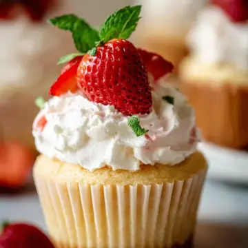 Strawberry Shortcake Cupcakes