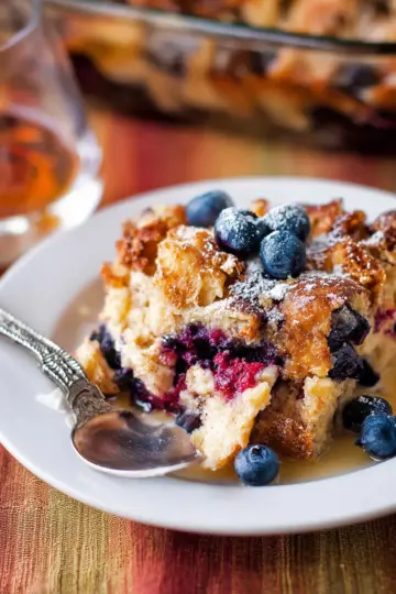 Blueberry French Toast Casserole