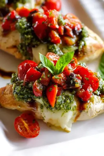 Pesto Bruschetta Chicken