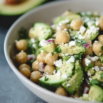 Chickpea, Avocado, & Feta Salad