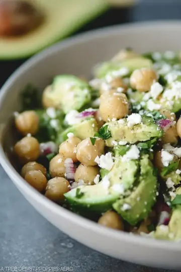Chickpea, Avocado, & Feta Salad