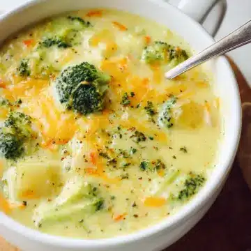 Broccoli Cheese and Potato Soup