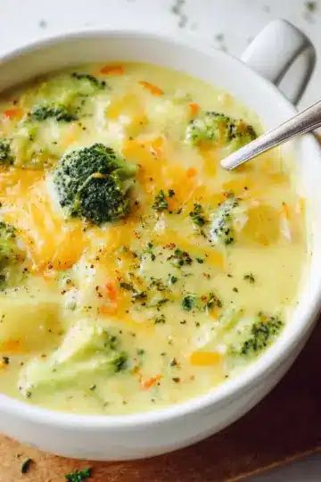 Broccoli Cheese and Potato Soup