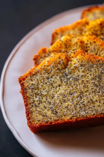 Orange Poppy Seed Pound Cake